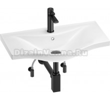 Комплект Wellsee Bisou 201005292 глянцевый белый, матовый черный, 5 в 1