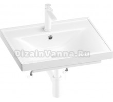 Комплект Wellsee FreeDom 201004885 глянцевый белый, матовый белый, 5 в 1