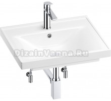 Комплект Wellsee FreeDom 201004886 глянцевый белый, хром, 5 в 1