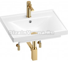 Комплект Wellsee FreeDom 201004893 глянцевый белый, золото, 5 в 1