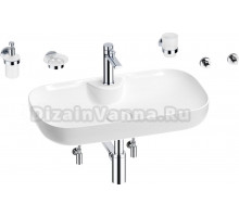 Комплект Wellsee Croquis 2.0 201005881 белый глянцевый, хром, 9 в 1