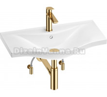 Комплект Wellsee Bisou 201005308 глянцевый белый, золото, 5 в 1