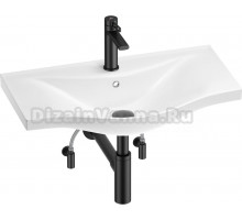 Комплект Wellsee Bisou 201005312 глянцевый белый, матовый черный, 5 в 1