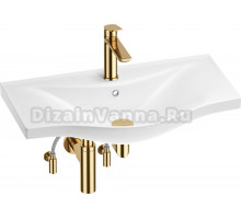 Комплект Wellsee Bisou 201005318 глянцевый белый, золото, 5 в 1