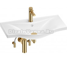 Комплект Wellsee Bisou 201005323 глянцевый белый, золото, 5 в 1