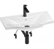 Комплект Wellsee Bisou 201005327 глянцевый белый, матовый черный, 5 в 1