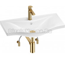 Комплект Wellsee Bisou 201005328 глянцевый белый, золото, 5 в 1