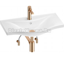 Комплект Wellsee Bisou 201005334 глянцевый белый, розовое золото, 5 в 1