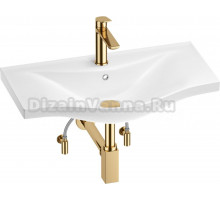 Комплект Wellsee Bisou 201005338 глянцевый белый, золото, 5 в 1