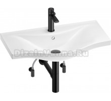 Комплект Wellsee Bisou 201005352 глянцевый белый, матовый черный, 5 в 1