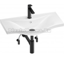 Комплект Wellsee Bisou 201005357 глянцевый белый, матовый черный, 5 в 1