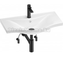 Комплект Wellsee Bisou 201005362 глянцевый белый, матовый черный, 5 в 1