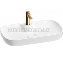 Комплект Wellsee Croquis 2.0 201000628 глянцевый белый, золото, 2 в 1