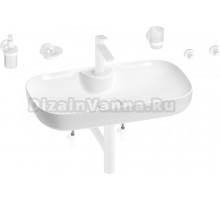 Комплект Wellsee Croquis 2.0 201005900 белый глянцевый, белый матовый, 9 в 1