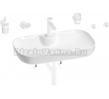 Комплект Wellsee Croquis 2.0 201005910 белый глянцевый, белый матовый, 9 в 1