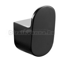 Крючок Wonzon & Woghand Carbon WW-7715 матовый черный, на шурупах