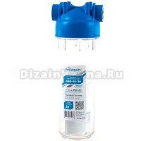 Корпус для магистрального фильтра Аквабрайт АБФ-10-34 для холодной воды