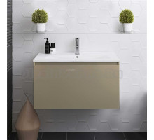 Тумба под раковину без столешницы Art&Max Latina 80 подвесная, бежевая