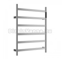 Полотенцесушитель электрический Wonzon & Woghand Essen WW-A405-BR 75x55 см, подключение справа, брашированный никель, лесенка