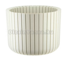 Кашпо IDEA Шато 6628161 29 л, белый ротанг