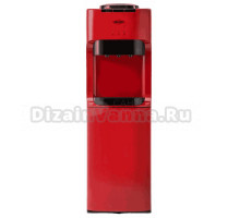 Кулер для воды напольный VATTEN V45RKB красный