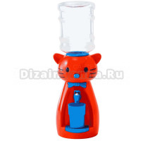Кулер для воды настольный VATTEN kids Kitty оранжевый, в ассортименте