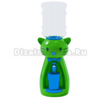 Кулер для воды настольный VATTEN kids Kitty салатовый, в ассортименте