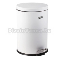 Мусорное ведро Laima Classic 604948 12 л, белое