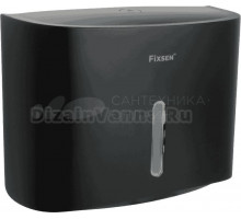 Диспенсер бумажных полотенец Fixsen Hotel 31027F черный