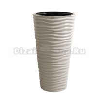 Кашпо IDEA Дюна 4421665 42 л, кремовое