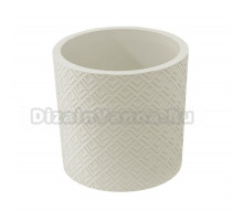 Кашпо IDEA Этна 9084369 9,5 л, белый ротанг