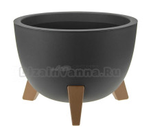 Кашпо IDEA Флориан 9084366 4,2 л, графитовое