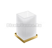 Стакан для зубных щеток Colombo Design Look B1641.OM-VAN золото, стеклянный