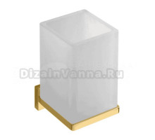 Стакан для ванной Colombo Design Look B1602.OM-VAN настенный, золото, стеклянный