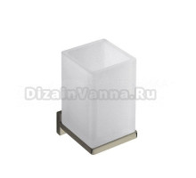 Стакан для ванной Colombo Design Look B1602.HPS1-VAN настенный, сталь, стеклянный