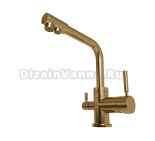 Смеситель для кухни Emar PVD ECB - 3003N PVD Golden