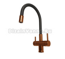 Смеситель для кухни Emar PVD ЕС - 3015 PVD Coppery