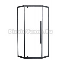 Душевой уголок Grossberg GS7510 90x90 см, профиль черный