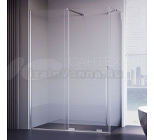 Душевой уголок Veconi Premium Trento PTC-SP-50CH 110х80 см, профиль хром, стекло прозрачное