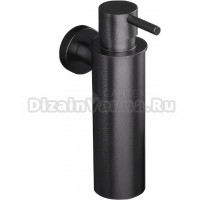 Дозатор для жидкого мыла Colombo Design Plus W4981.GM настенный, черный, серый