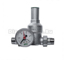 Редуктор давления FAR FA 2815 12 1/2" НР-НР, с манометром