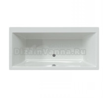 Акриловая ванна ALBA SPA Kero без опоры 180x80 см, пристенная, белая