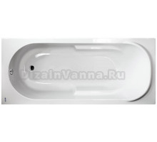 Акриловая ванна ALBA SPA Arabella без опоры 160x75 см, пристенная, белая