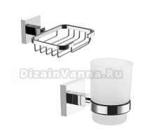 Набор Стакан Fixsen Metra FX-11106 + Мыльница FX-11109