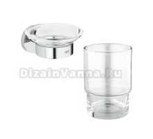 Набор Стакан Grohe Essentials 40372001 + Мыльница 40444001