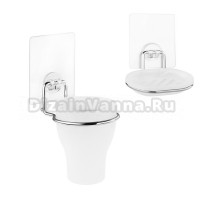 Набор Стакан Kleber Lite KLE-LT044 + Мыльница KLE-LT036