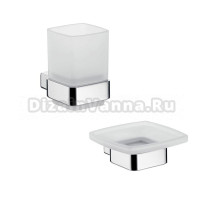 Набор Стакан Emco Loft 0520 001 00 подвесной, хром + Мыльница 0530 001 00 подвесная, хром