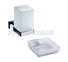 Набор Стакан Bemeta Plaza + Мыльница