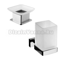 Набор Стакан Bemeta Plaza 118210019 + Мыльница 140108191