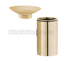 Набор Стакан Boheme Uno 10974-G gold + Мыльница 10981-G gold